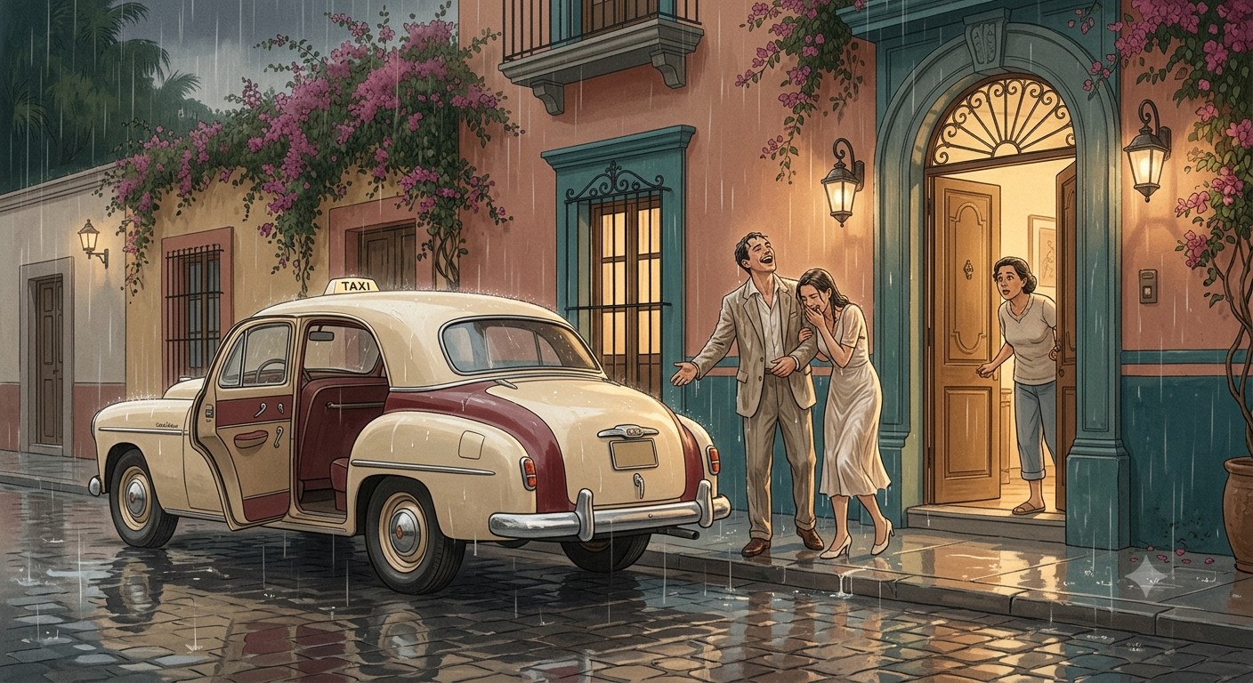 Dois passos à chuva