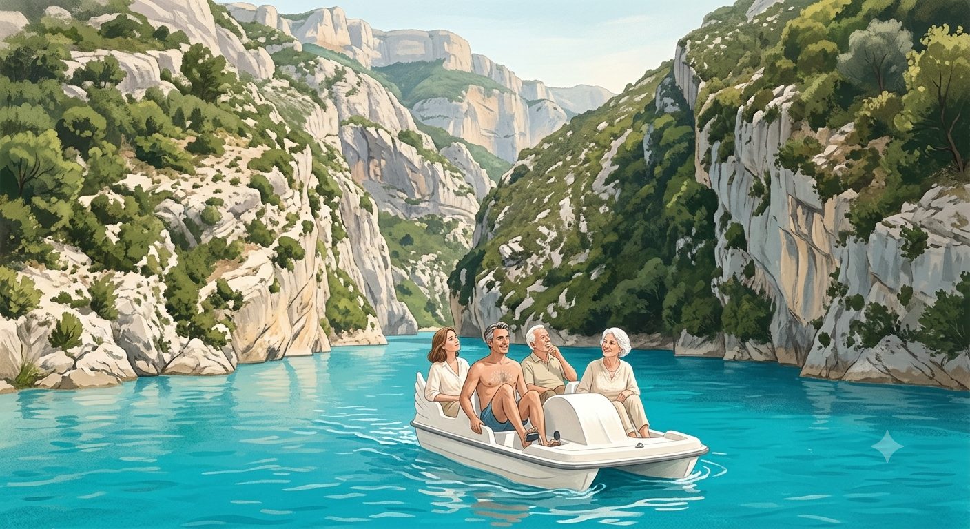 Gorges du Verdon — Quatro lugares